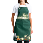 Winter Holiday Apron - Evergreen Glow