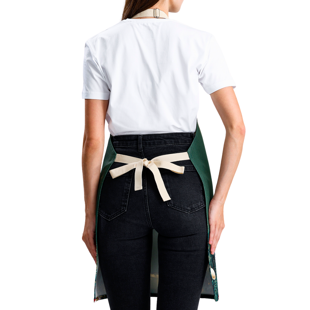Winter Holiday Apron - Evergreen Glow