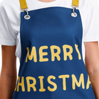 Winter Holiday Apron - Festive Penguins