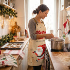 Winter Holiday Apron - Santa Sack