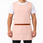 Milano dusty pink professional apron – product photo 1