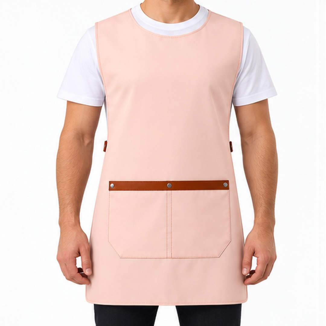 Milano dusty pink professional apron – product photo 1