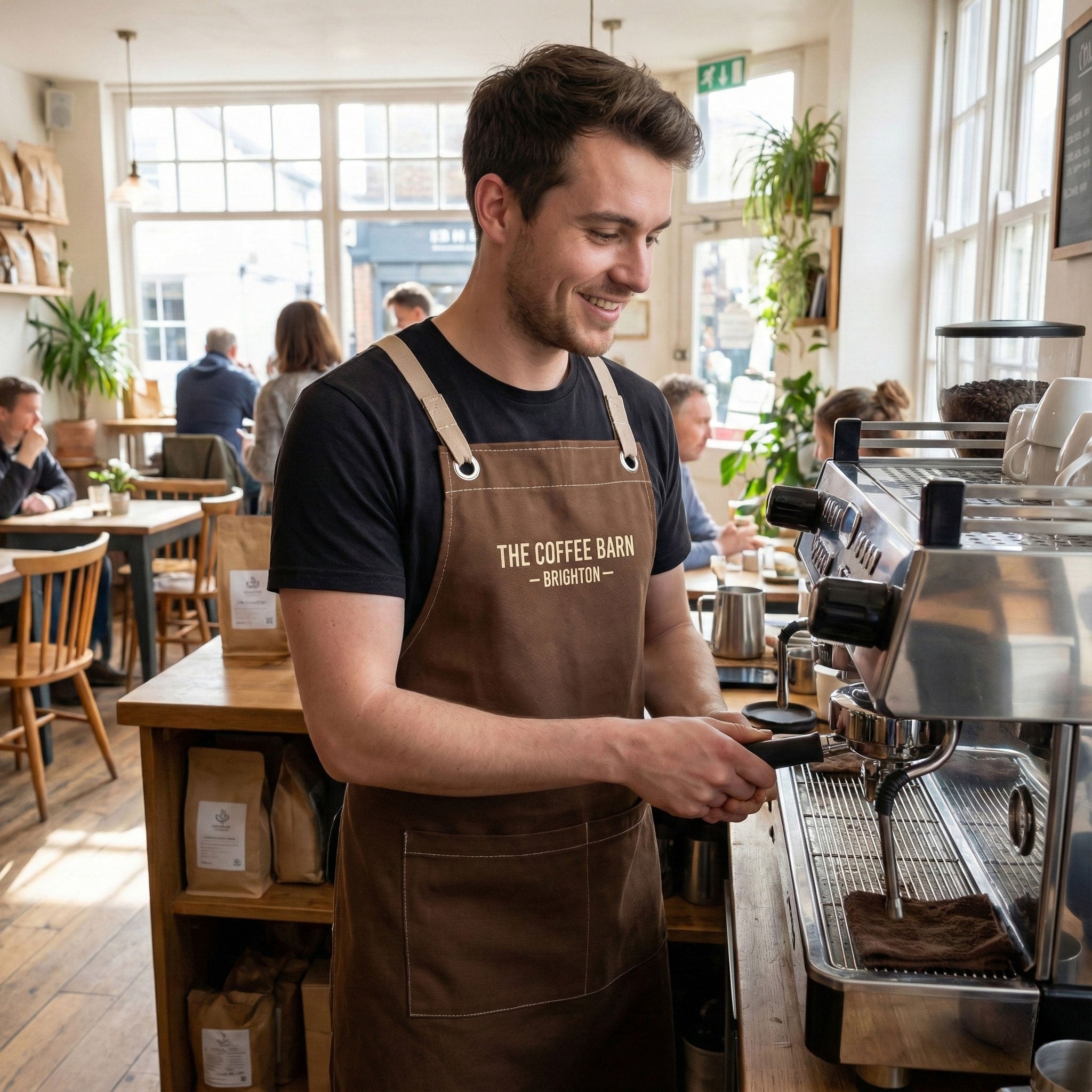 Naples Apron - Brown