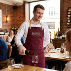 Naples Apron - Burgundy Red