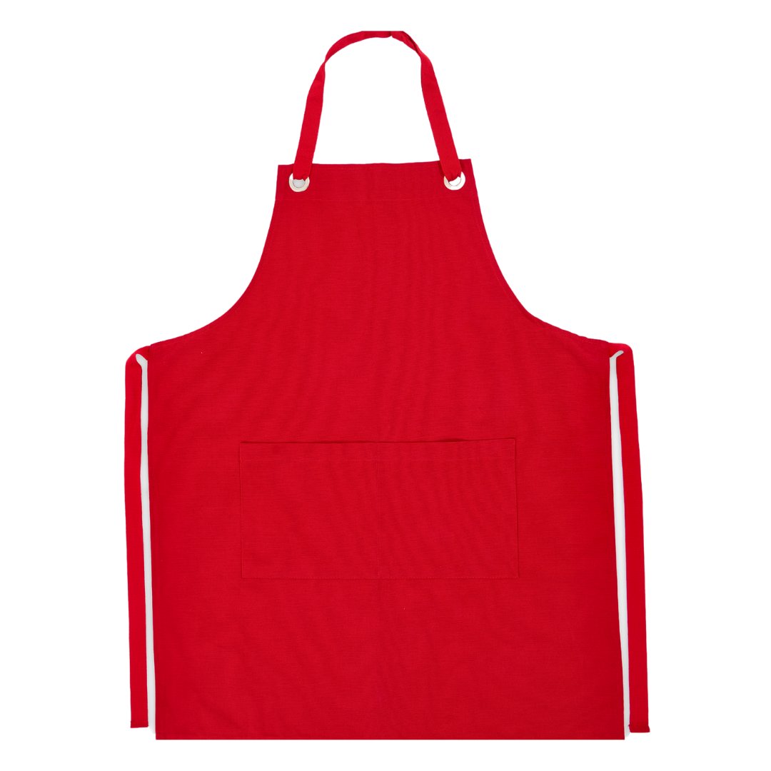 Naples Apron - Chef Red