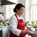 Naples Apron - Chef Red