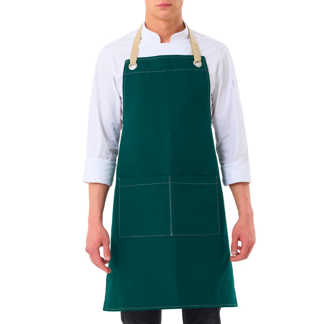 Naples Apron - Forest Green