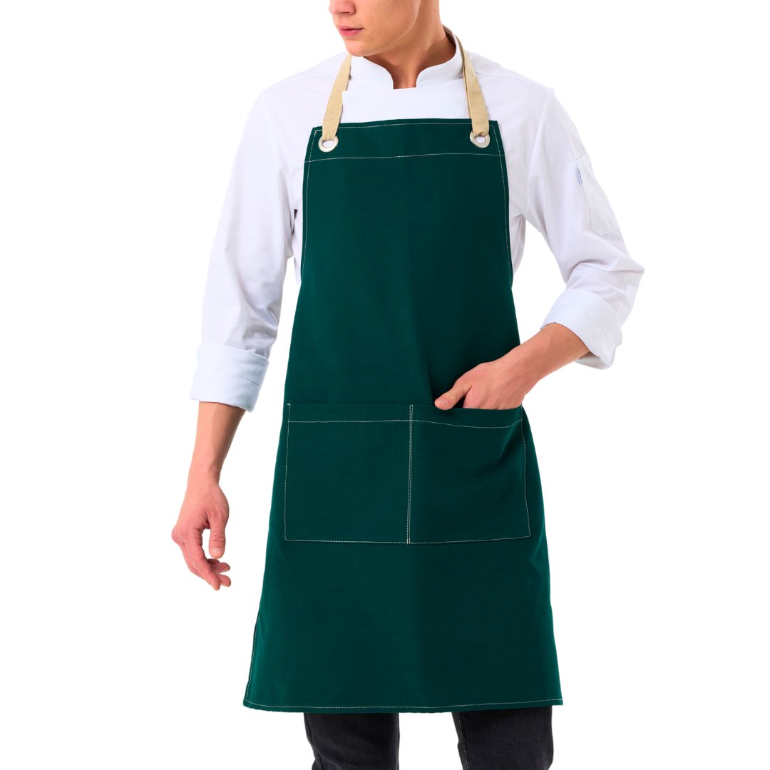 Naples Apron - Forest Green