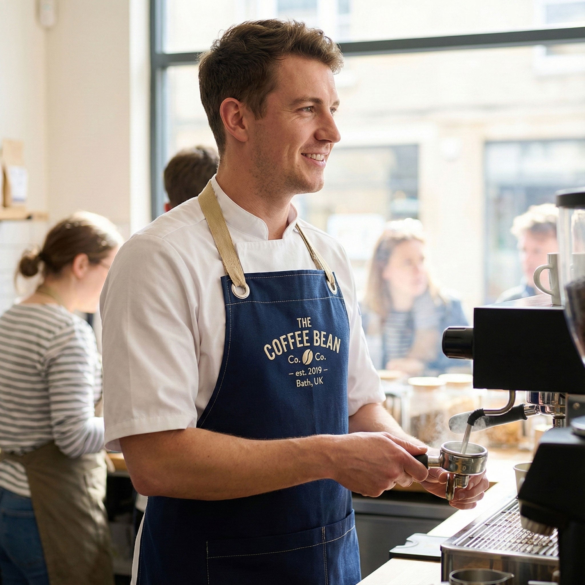 Naples Apron - Navy Blue