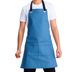 Naples Apron - Steel Blue