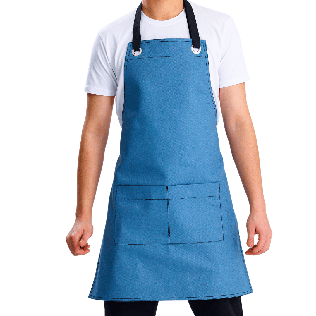 Naples Apron - Steel Blue