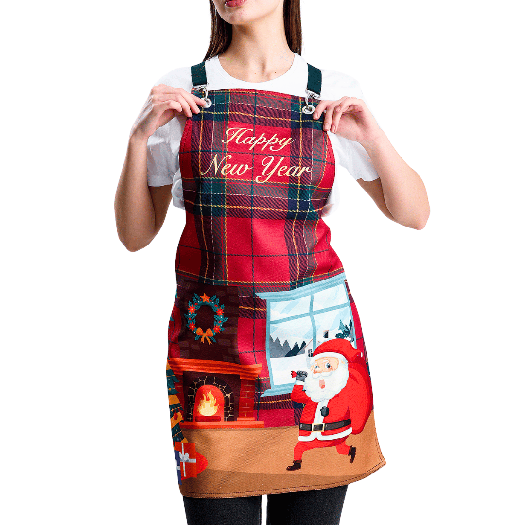 Winter Holiday Apron - Warm Wishes