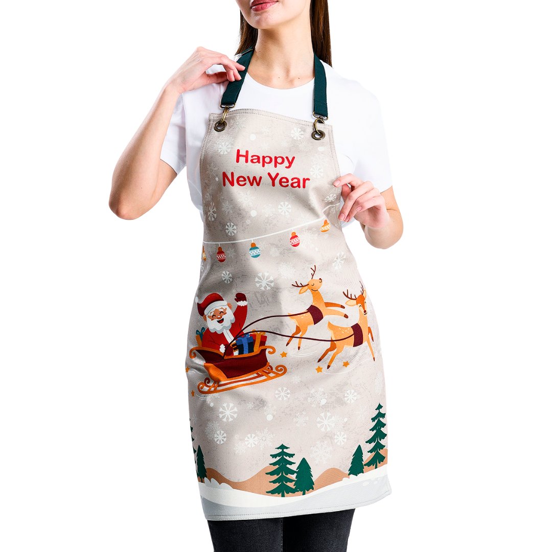 Winter Holiday Apron - Winter Journey
