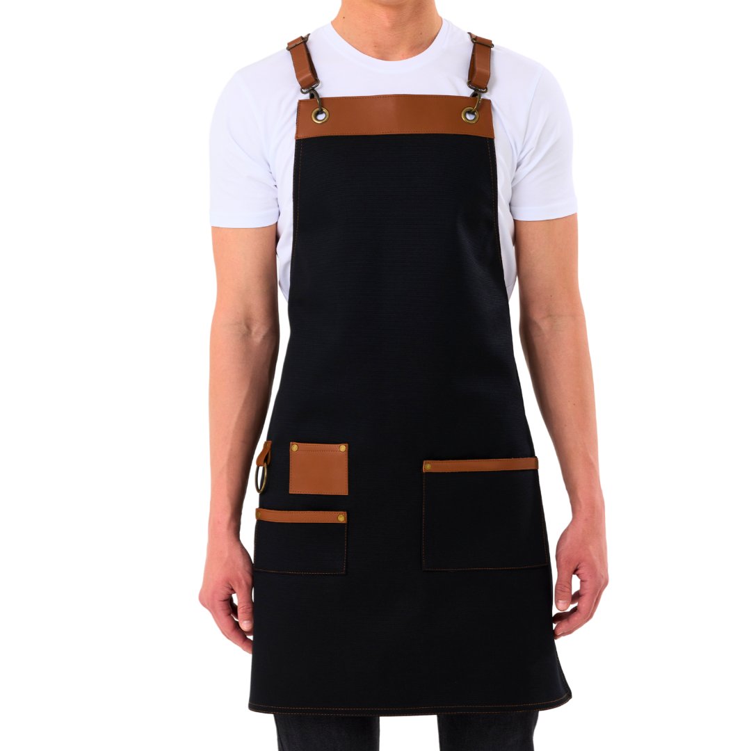 New York Apron - Black Denim