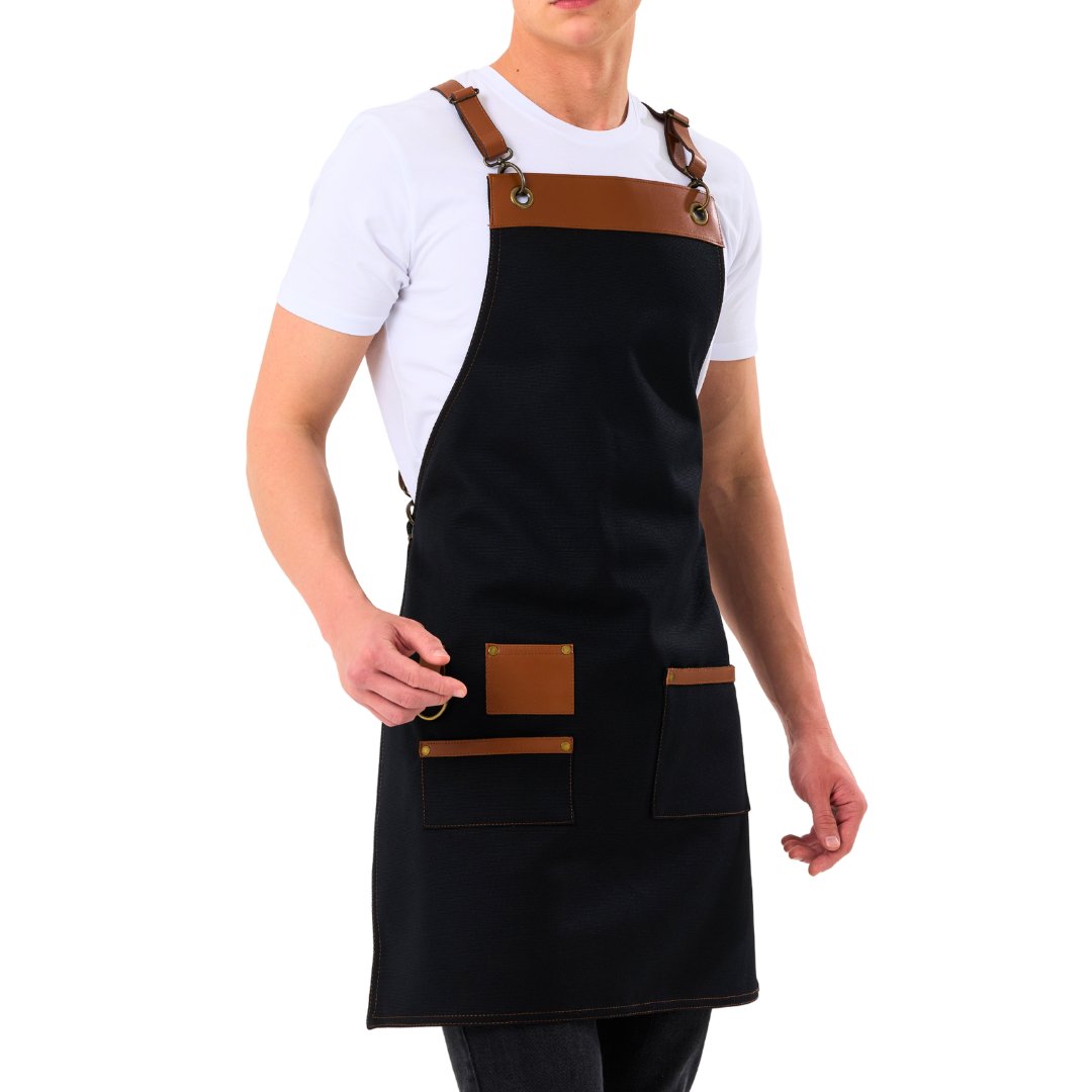 New York Apron - Black Denim