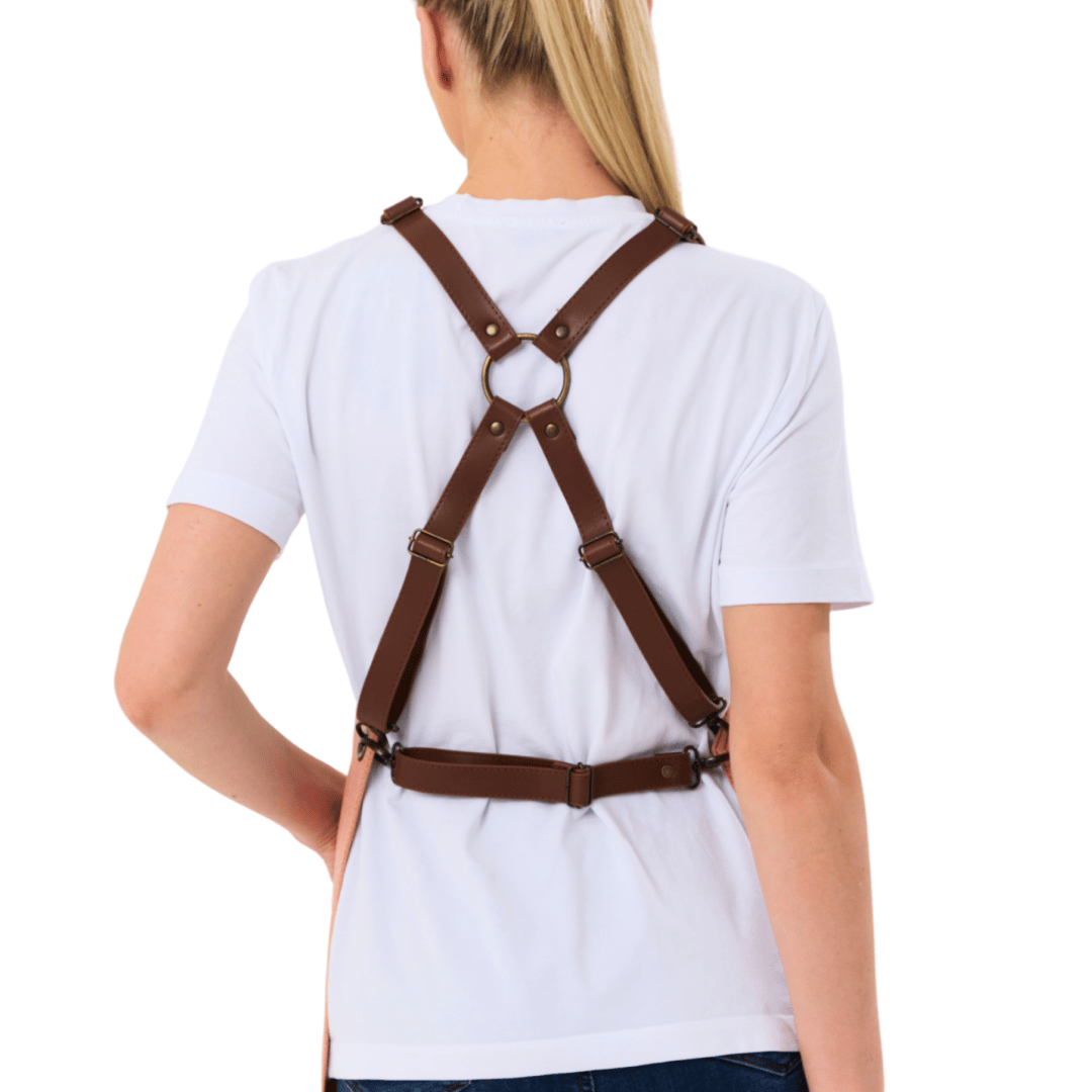 New York Apron - Clay Pink