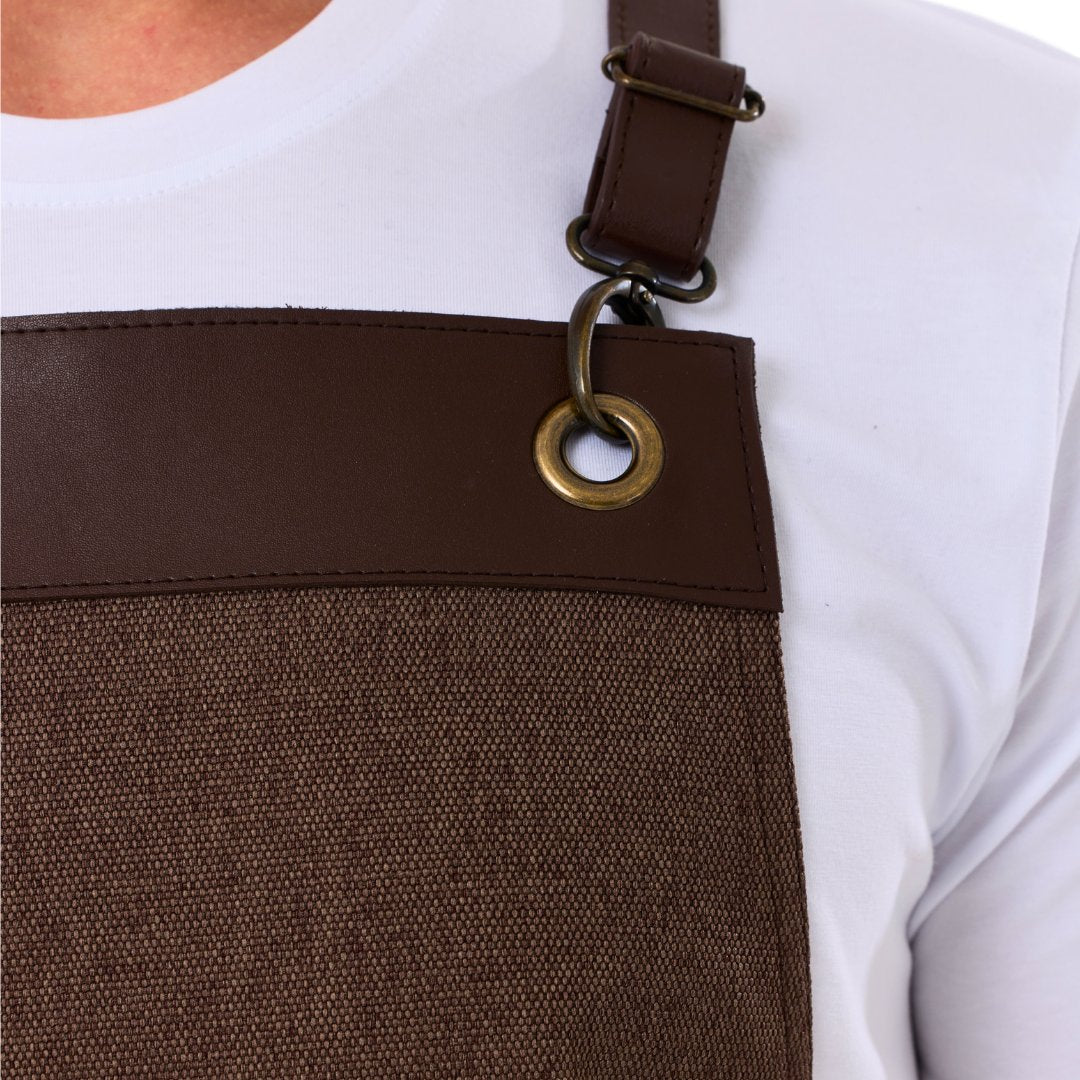 New York Apron - Coffee Brown