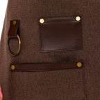 New York Apron - Coffee Brown