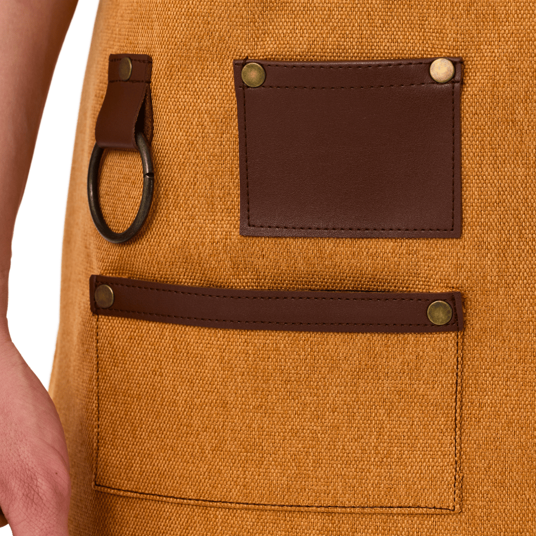 New York Apron - Marigold Orange