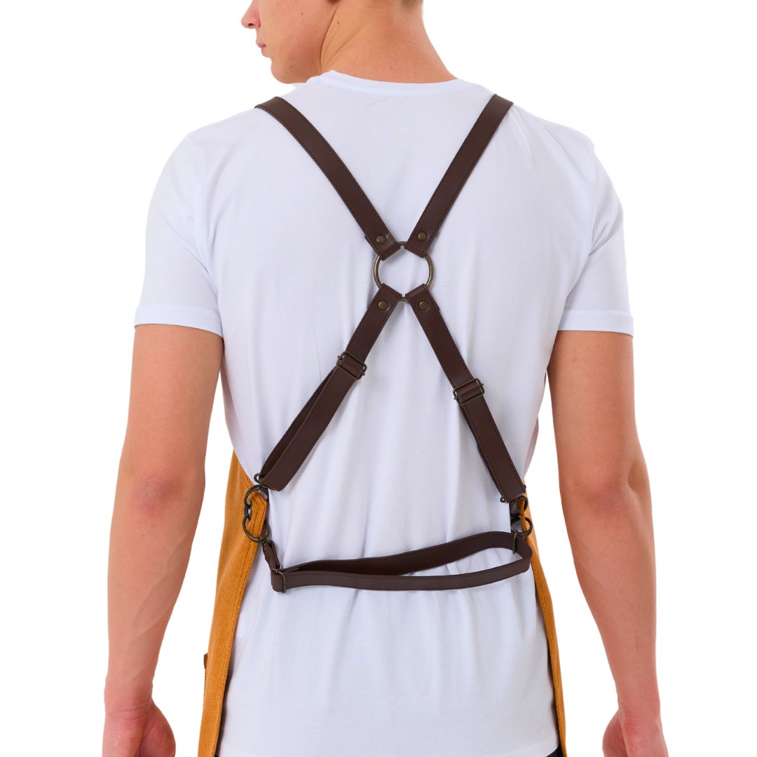 New York Apron - Marigold Orange