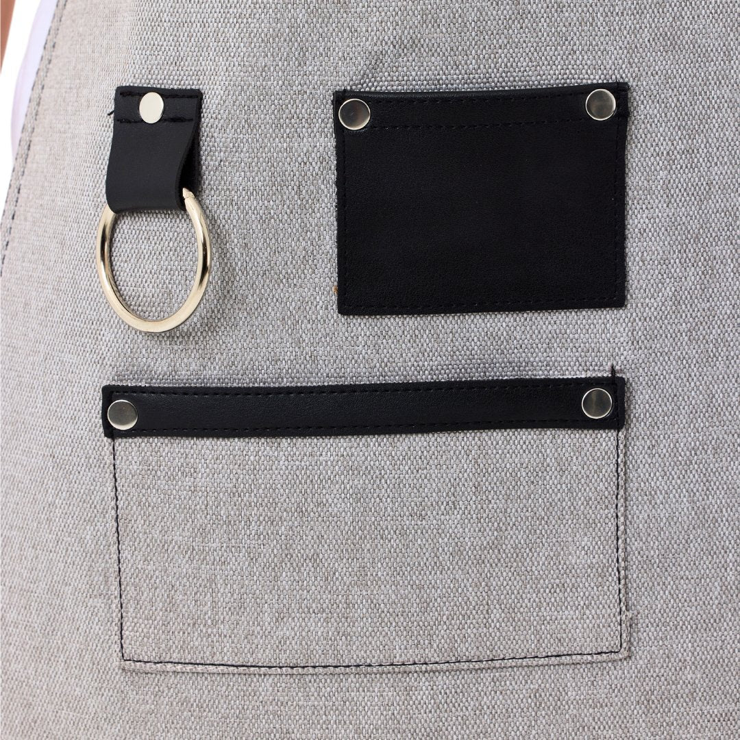 New York Apron - Silver Grey