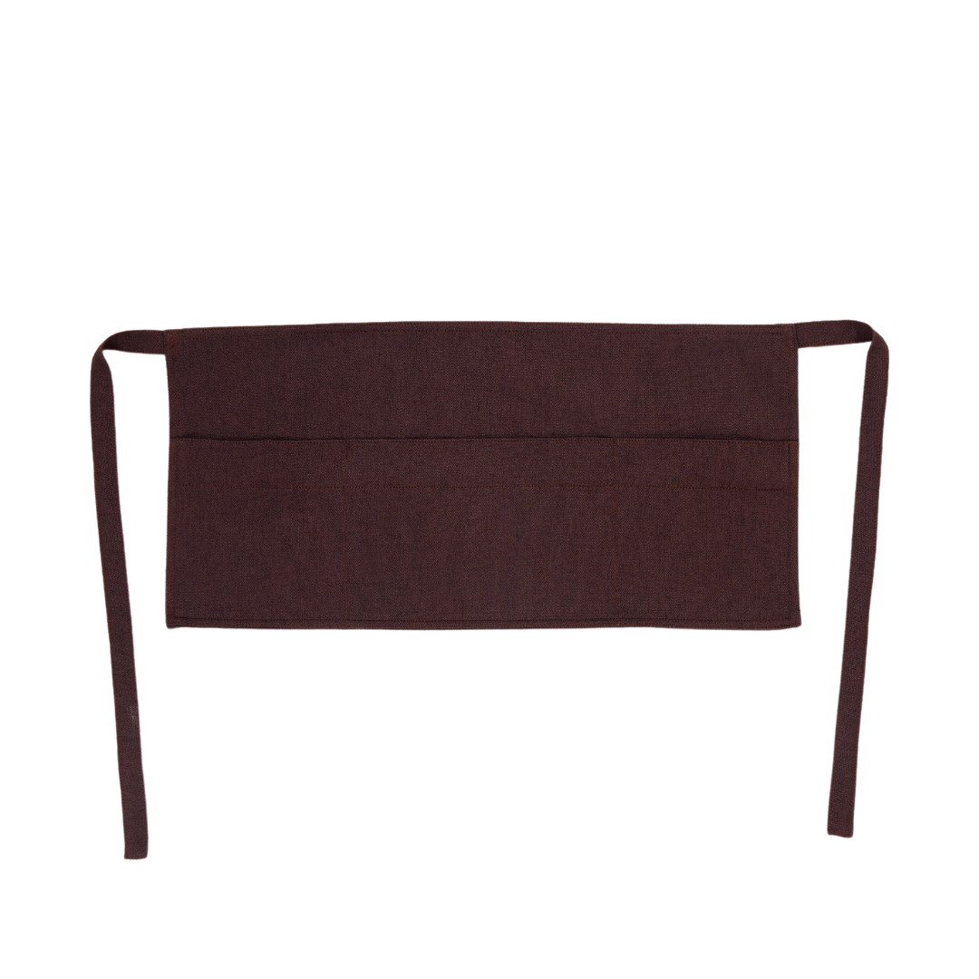 Stockholm Bistro Apron - Coffee Brown