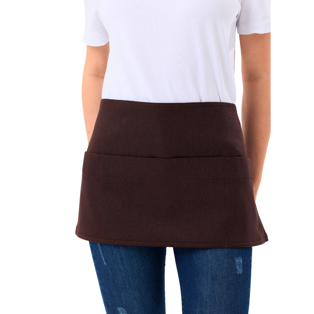 Stockholm Bistro Apron - Coffee Brown