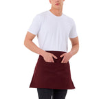 Stockholm Bistro Apron - Deep Merlot