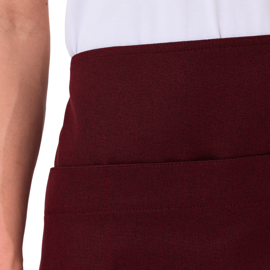Stockholm Bistro Apron - Deep Merlot