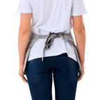 Stockholm Bistro Apron - Silver Grey