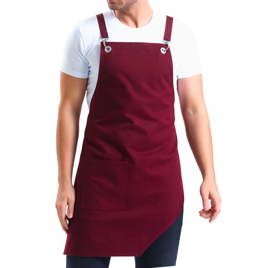 Sydney Apron - Burgundy Red