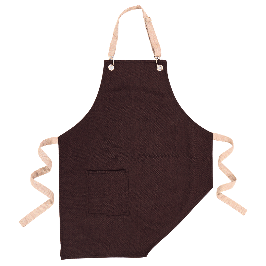 Sydney Apron - Coffee Brown